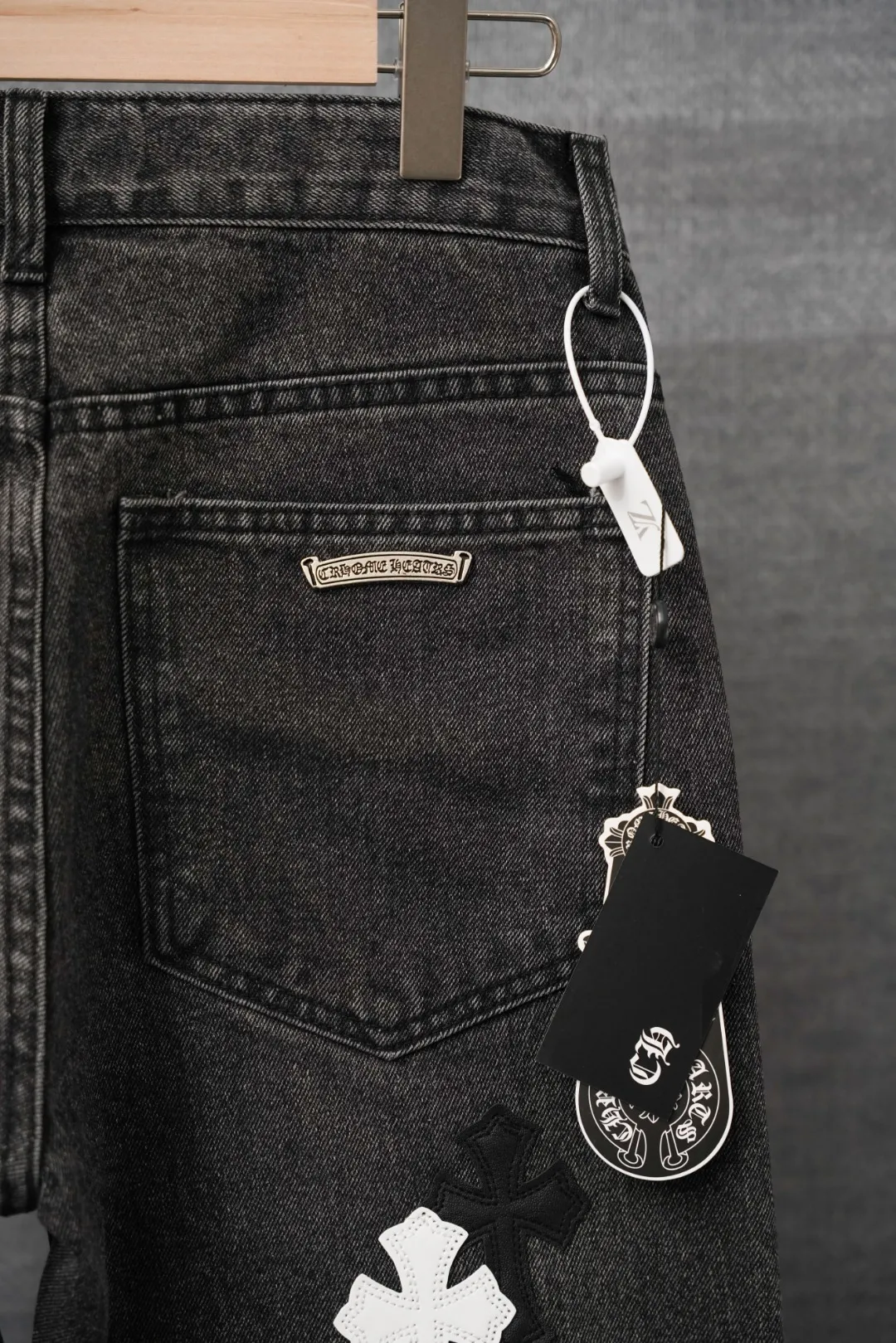 ：S 032 & Chrome Hearts Black White Same Style ：Black Size：28 30 32 34 （S-XL)